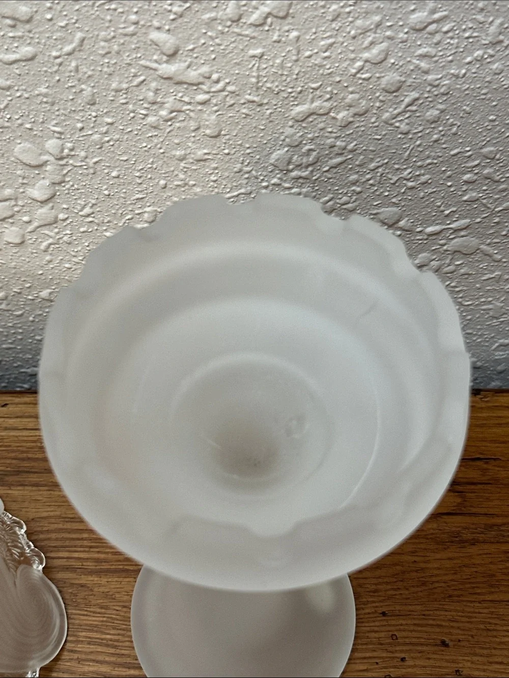 PartyLite Clairmont Tealight Fairy Lamp P0373 Vintage - Frosted White Glass
